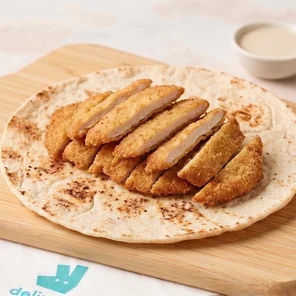 Meal card cover for: Chicken Escalope Wrap