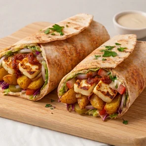Meal card cover for: Mixed Fried Vegtables wrap