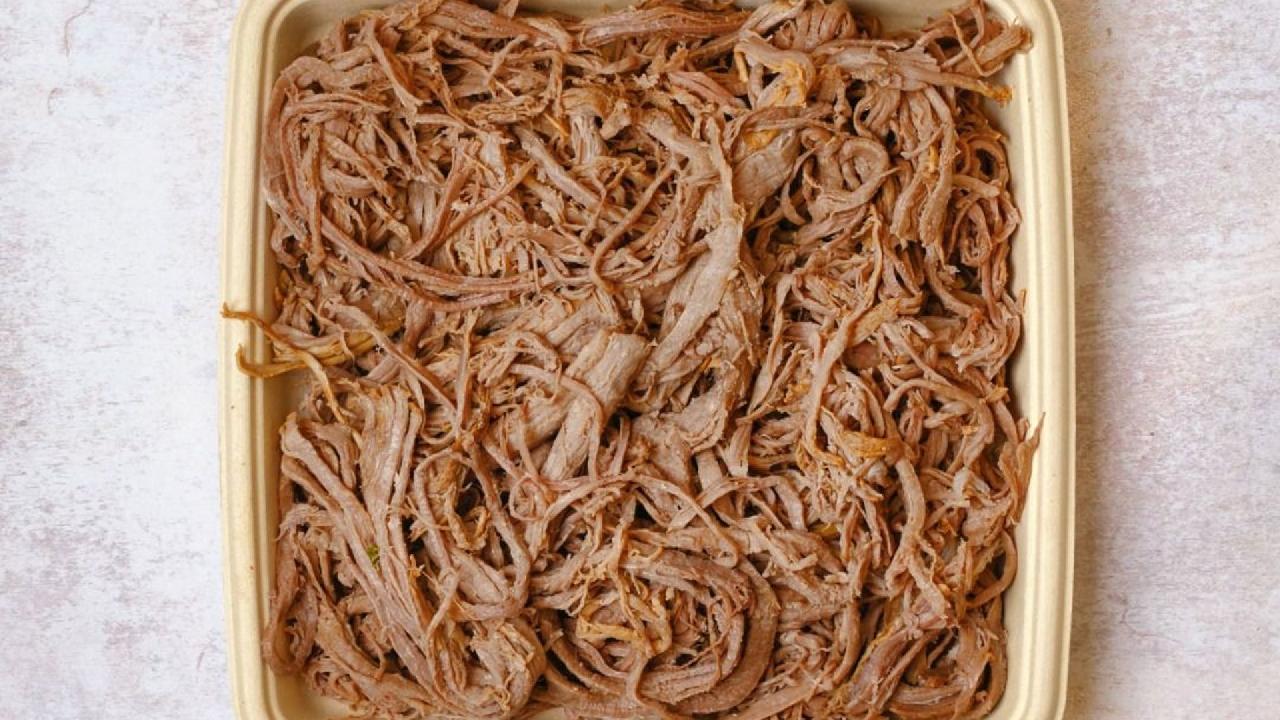 Meal card cover for: Pulled Beef Brisket - [Protein for 6]