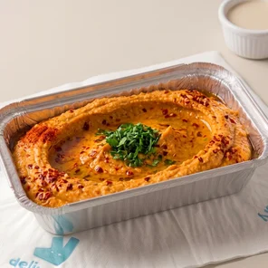 Meal card cover for: Spicy Hommos Mezza