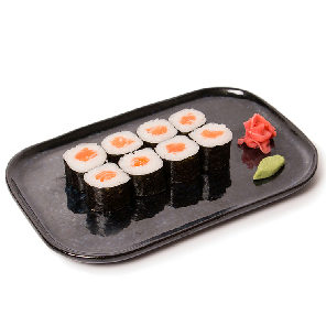Meal card cover for: Salmon Maki
