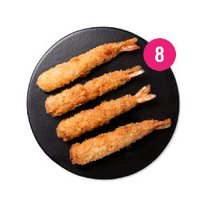 Meal card cover for: Prawn Katsu 8Pcs