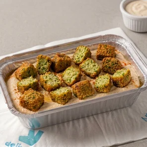 Meal card cover for: Houmous Falafel