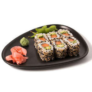 Meal card cover for: Vegan Salmon Uramaki - 8 Pcs