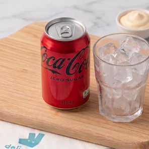Meal card cover for: Coke Zero