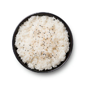 Meal card cover for: White Steamed Rice