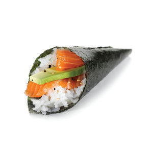 Meal card cover for: Salmon & Avocado Handroll