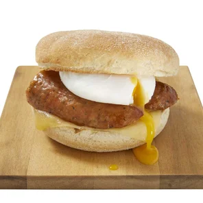Meal card cover for: Sausage & Egg Muffin