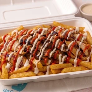 Meal card cover for: Loaded Mixed Shawarma Fries