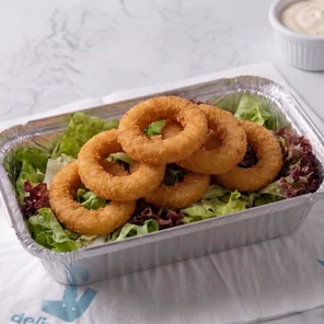 Meal card cover for: Onion Rings