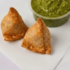 Meal card cover for: 2 Vegetable Samosas ( Punjabi )
