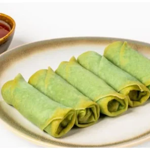 Meal card cover for: Vegetable Spring Rolls