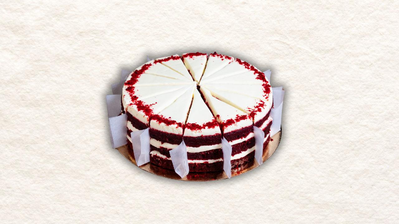 Meal card cover for: Red Velvet (~12 Slices)