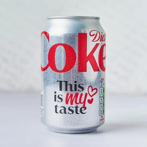 Meal card cover for: Diet Coke