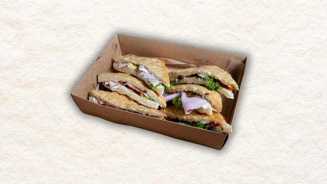 Meal card cover for: 6x Mixed Focaccias