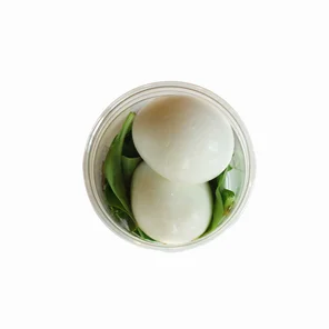 Meal card cover for: Crudites Egg & Spinach
