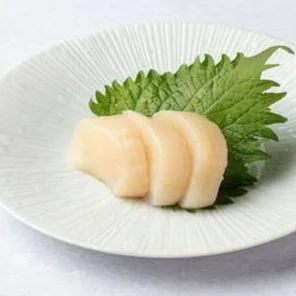 Meal card cover for: Scallop Sashimi (Hotate)