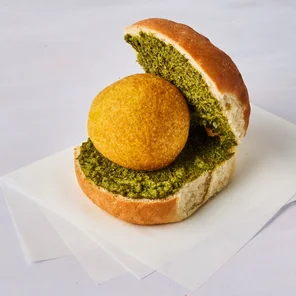 Meal card cover for: Vada Pao
