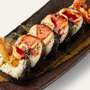 Meal card cover for: Soft Shell Crab Roll