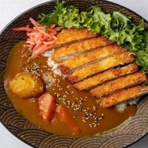 Meal card cover for: Katsu-Curry Rice