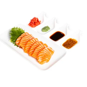 Meal card cover for: Salmon Sashimi