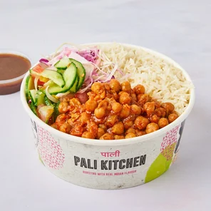 Meal card cover for: Chana Masala Rice Bowl