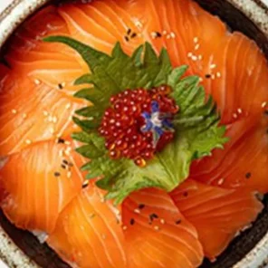 Meal card cover for: Salmon Don