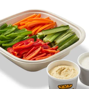 Meal card cover for: Veggie Tray