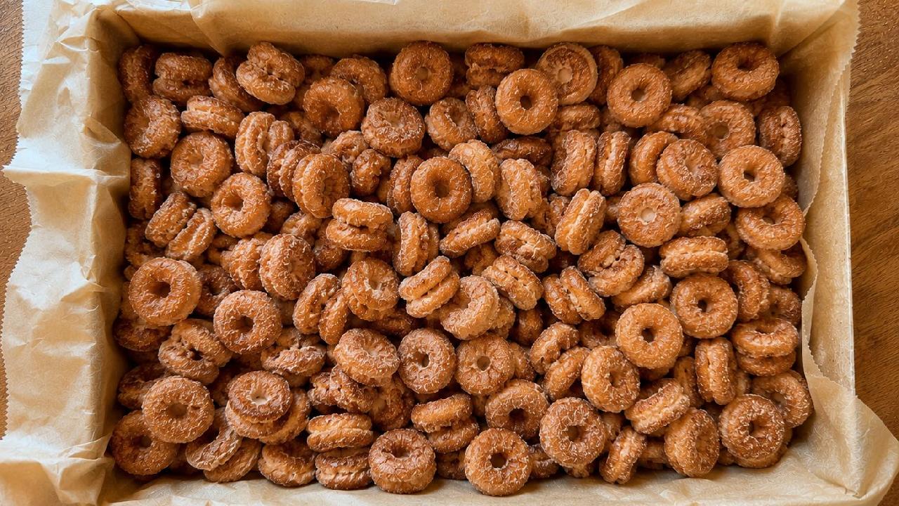 Meal card cover for: Mini Cinnamon Donuts Box (~100)