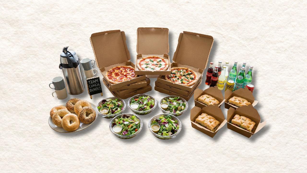 Meal card cover for: Deluxe Lunch | ~12 People | £22.17/pp