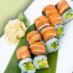Meal card cover for: Salmon Avocado Maki