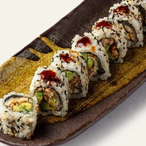 Meal card cover for: Unagi Roll