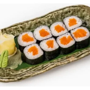 Meal card cover for: Salmon Maki