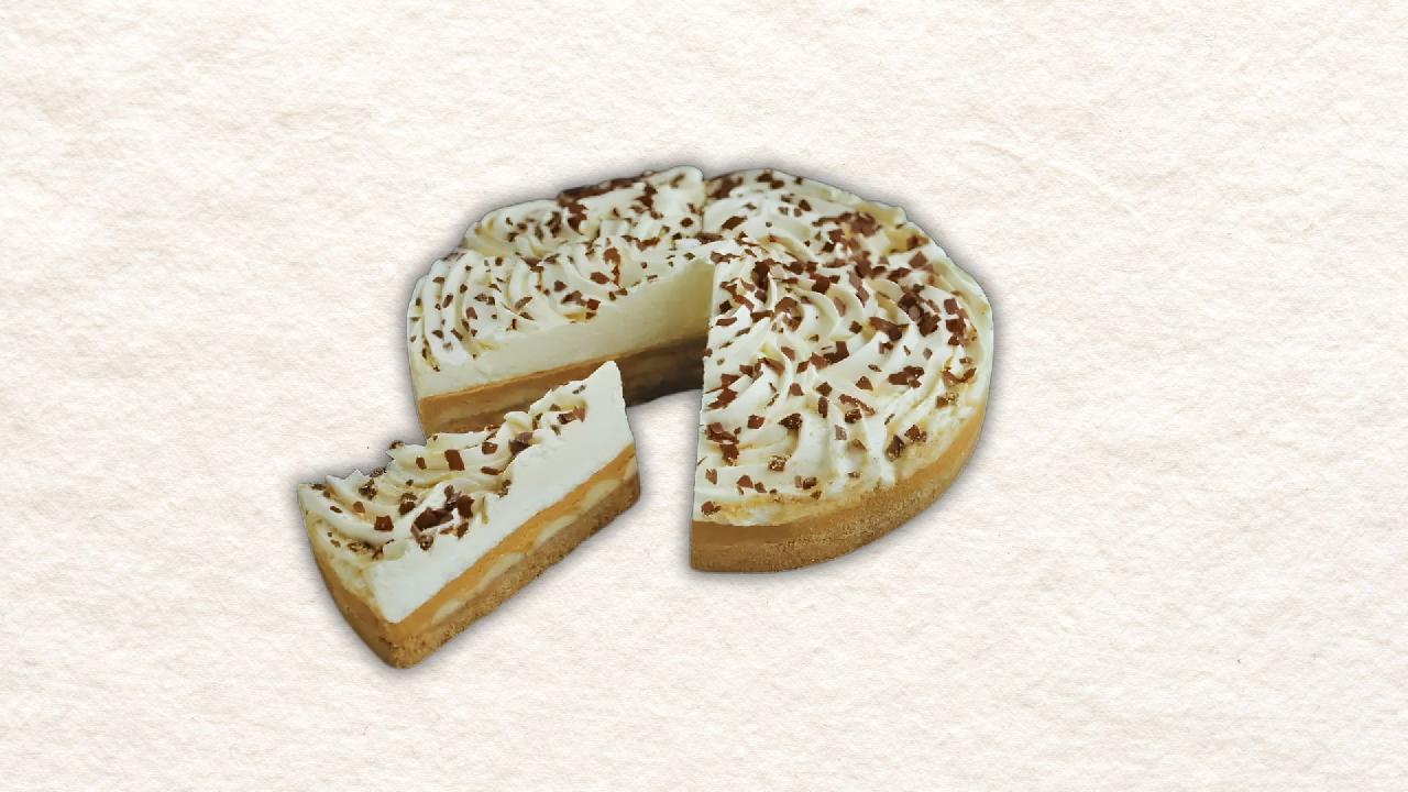 Meal card cover for: Banoffee Pie (~12 Slices)