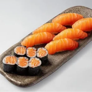 Meal card cover for: Salmon Set