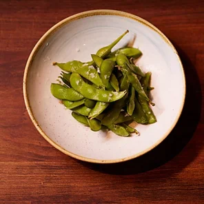 Meal card cover for: Edamame