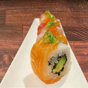 Meal card cover for: Rainbow Roll