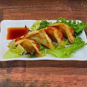 Meal card cover for: Vegetable Gyoza