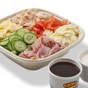 Meal card cover for: Chef Salad