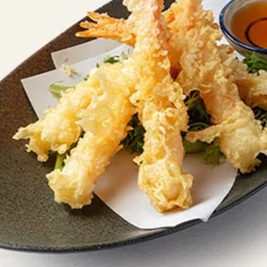 Meal card cover for: Prawn Tempura