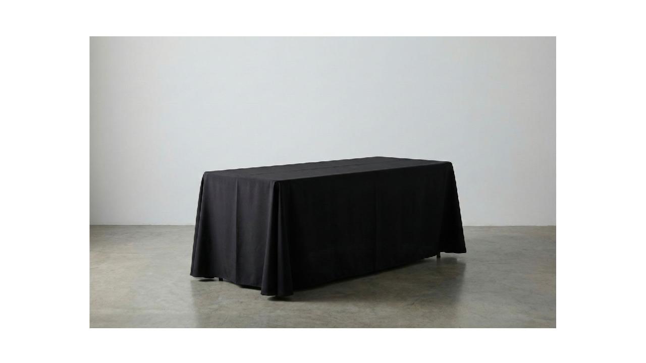 Meal card cover for: 1x Table and Table cloth Rental