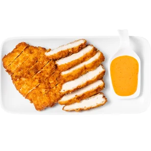 Meal card cover for: Crispy fried Twin chicken katsu fillet