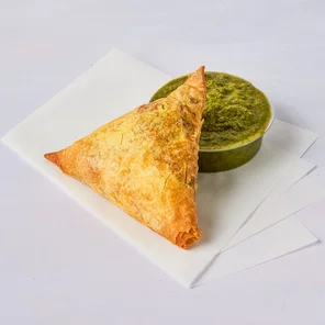 Meal card cover for: Lamb Samosa