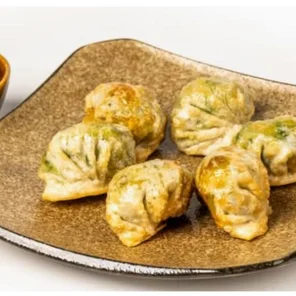 Meal card cover for: Shrimp Gyoza