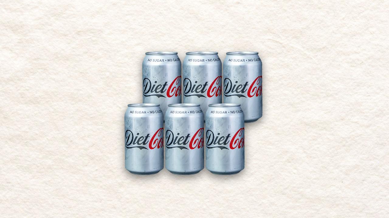 Meal card cover for: 6x Diet Coke (330ml)
