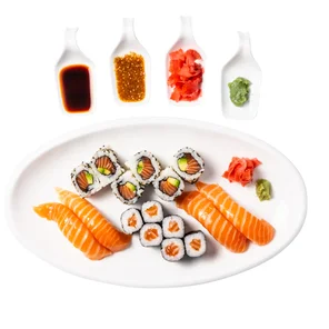 Meal card cover for: Salmon lush box (16Pieces)