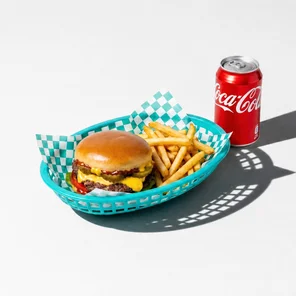 Meal card cover for: Kid's Beef Burger Meal