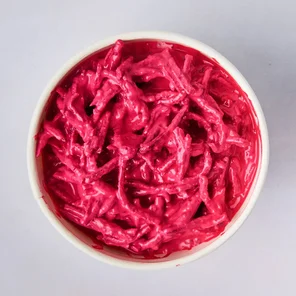 Meal card cover for: Beetroot Raita