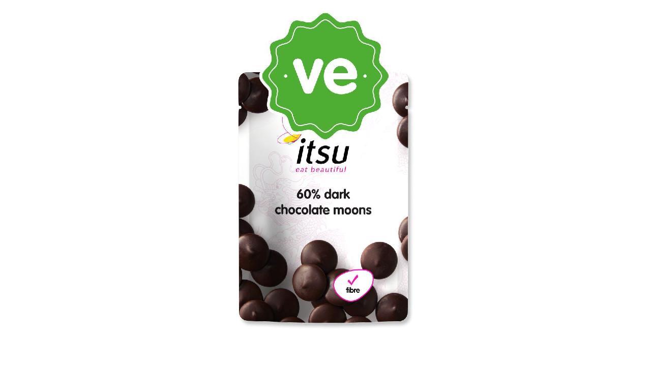 Meal card cover for: 60% dark chocolate moons 