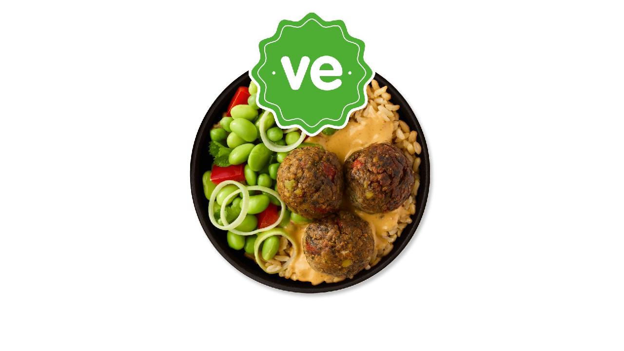 Meal card cover for: little Thai veggie’balls curry